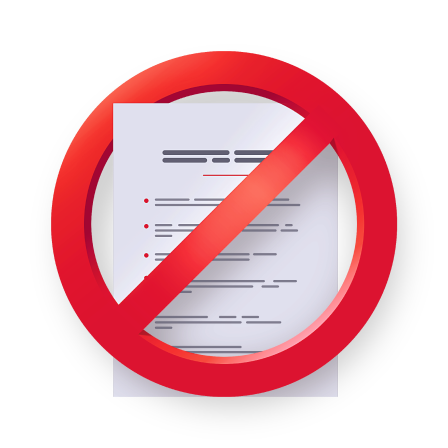 What is prohibited to store in a safe?